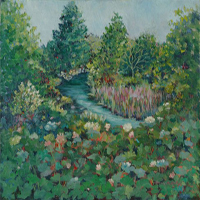 Pond Leaves in Memory of Monet by J. Frances McCarthy Copyright 2007